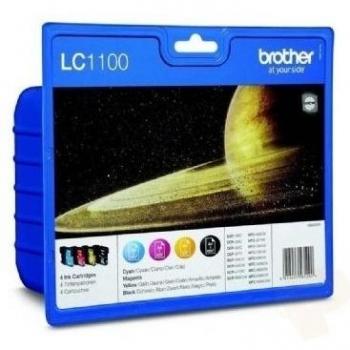 Multipack brother lc1100valbp dcp385/ 585/ j615w/ j715w/ mfc490cw/ 790cw/ 795cw/ 990cw/ 5490cn/ 5890cn