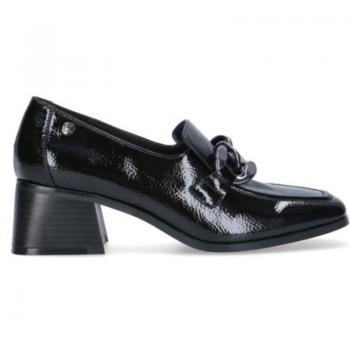MOCASIN ETIKA ENNIS color NEGRO para mujer con Tacón medio y exterior en sintético ETIKA