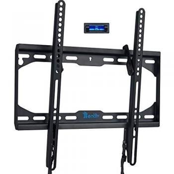Soporte de Pared para TV para la mayoría de los televisores Pantallas Planas y Curvas de Entre 23 y 55 Pulgadas, Soporte Inclinable para TV MAX VESA 400x400 mm, hasta 50 kg…