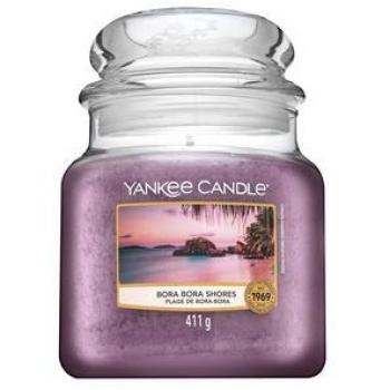 Yankee Candle Vela aromática Bora Bora Shores en tarro mediano, 411 g, tiempo de combustión: hasta 75 horas