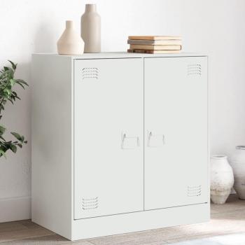 Aparador de acero blanco Rose 67x39x73 cm en Maple