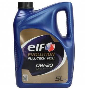 Aceite de motor ELF 0W-20 para VW, AUDI y FORD - Capacidad 5L