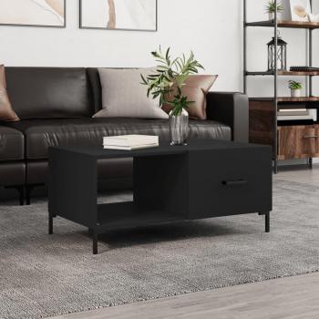 Mesa de salón negra 90x50x40 cm en madera contrachapada multicapa vidaXL