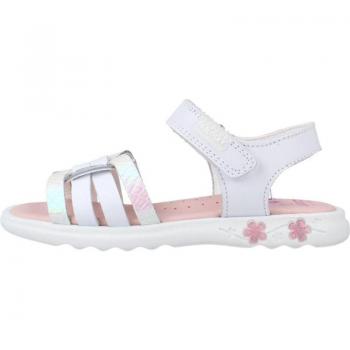 Sandalias Planas Pablosky para Niña 011500 - Sandalias de Verano en Color Blanco - Sandalia Cómoda con Cierre de Velcro - Máxima Sujeción - Alta Calidad - Versátiles