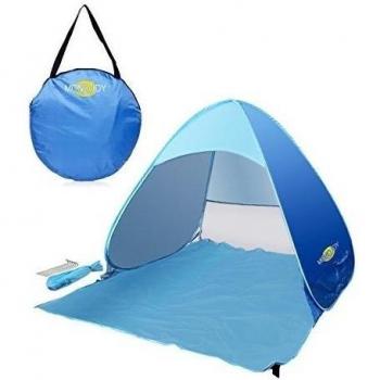 Monojoy (TM) portátil al aire libre de la tienda de pop-up automático de protección UV Beach 2-3 Persona pesca que acampa de la comida campestre se instala en segundos