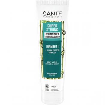 Acondicionador Super Fuerte de Bambú Sante 150 ml - Cuidado del Cabello, Fórmula Natural, Fortalece y Nutre el Cabello, Sin Parabenos ni Sulfatos, Ideal para Cabello D