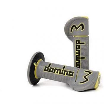 Griffe Satz Domino A230 Off-Road grau/gelb/schwarz