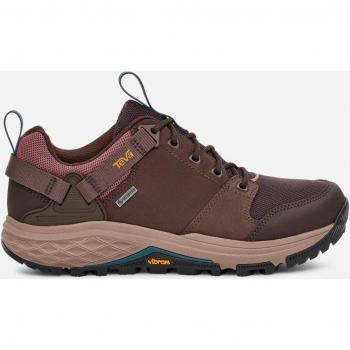 Teva - Zapatillas de montaña de mujer Grandview Gtx Low Teva, color granate, tamaño 36.5, con tecnología GORE-TEX