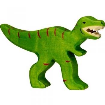 Holztiger Hand-Painted Wooden Tyrannosaurus Rex Figurine