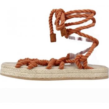 Sandalias de Mujer Marca Yellow Modelo Rope Color Marrón