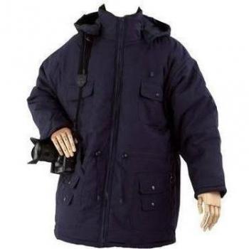 Chaqueta de invierno Sherpa Parka con capucha, talla L