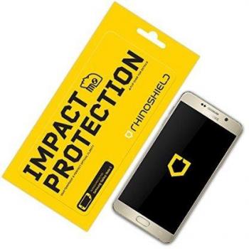 Samsung Galaxy Note 5 Protector de pantalla - [RhinoShield] Alto Resistente a los golpes Protector de pantalla [martillo resistente] perfecto transparencia y Premium Feel [garantía de por vida]