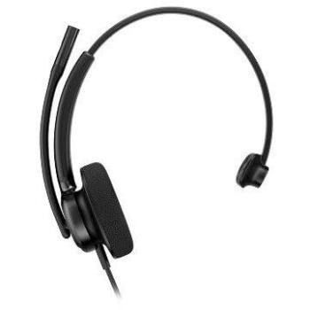 Auriculares HP Poly Mission 415 Classic Mono con cable USB-C y USB-A, cancelación de ruido, negros, certificados para Microsoft Teams y Google Meet