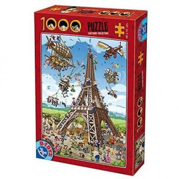 Puzzle Caricatura Torre de Pisa, 1000 piezas