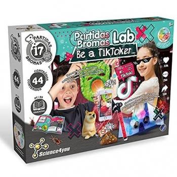 SCIENCE FOR YOU- Juego FABRICA EDICION TIK TOK con 15 BROMAS, Multicolor