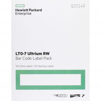 HP LTO-7 Ultrium RW Bar Code Label Pack, Etiquetas para Códigos de Barras