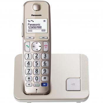 Panasonic KX-TGE210JTN DECT Identificador de llamadas Champán - Teléfono