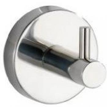Gancho de Pared Bosio en Acero Inoxidable Brillante sin Taladro - Ø 5,5 cm