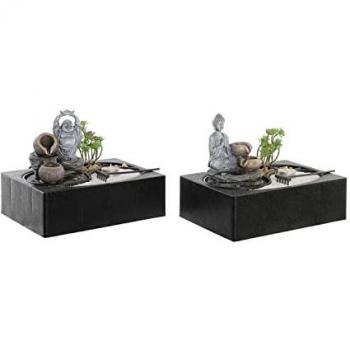 Fuente DKD Home Decor Buda Resina Oriental 29 x 21 x 23 cm (2 Unidades)