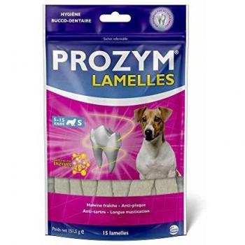 Prozym en láminas snacks dentales para perros - para perros pequeños (5 - 15 kg), 2 x 15 piezas