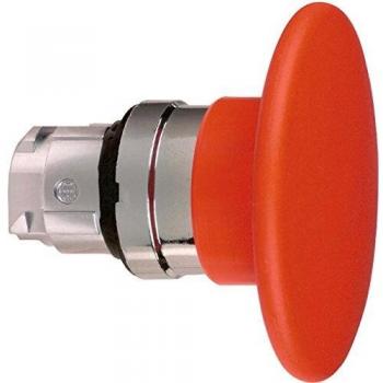 Schneider elec pic - mss 40 08 - Cabeza pulsador seta diámetro 22 60mm rojo embellecedor metálico