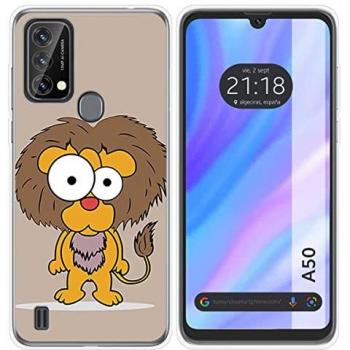 Funda de Silicona Personalizada para Blackview A50 con Diseño de León - Gel TPU