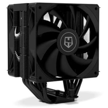 Disipador de CPU NOX Hummer H-200 LCD - Ventilador ARGB 120 mm PWM, Seis Heatpipes de Cobre, Alto Rendimiento Térmico, Compatible con Intel y AMD, Negro