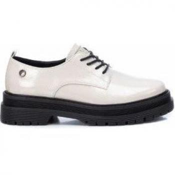 XTI 140344 Zapatos de Cordones para Mujer Color Blanco con Tacón Plano