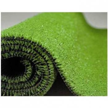 Césped artificial verde de 7 mm de altura, moqueta de césped artificial, dimensiones 1 x 5 m
