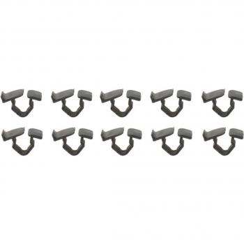 Fijación ROMIX C60373, Clip Listón, 10 Piezas, alta resistencia, material plástico duradero, fácil instalación, diseño ergonómico