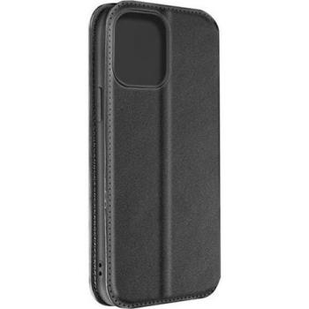 Funda Tarjetero Doble Lengüeta Magnética para iPhone 14 Pro Max - Colección Dual Pockets, Color Negro