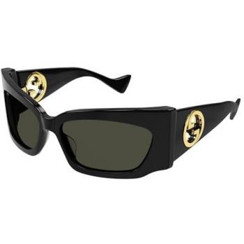 Gucci GG1412S Women's Black Sunglasses with Original Accessories, Size 62 MM
