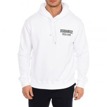 Dsquared2 Men's White Hoodie S71GU0451-S25516 - Size XL