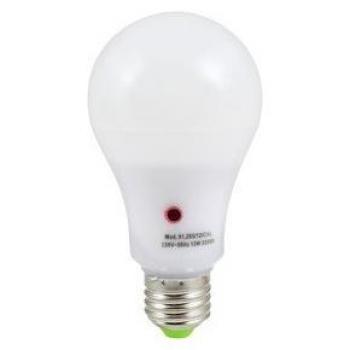 Bombilla LED A60 con sensor día/noche 10W luz blanca