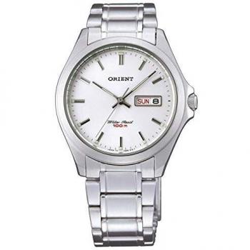 Orient Reloj Analógico para de los Hombres de Cuarzo con Correa en Acero Inoxidable FUG0Q004W6