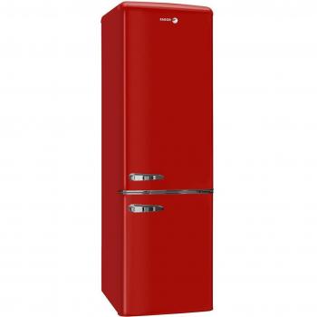 Fagor 3FFV-1855R Frigorífico Combi Retro Rojo Clase E 181x55x61,5 cm Cíclico