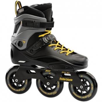 Patines en línea Rollerblade RB 110 3WD Negro-Saffron Amarillo Talla: 38