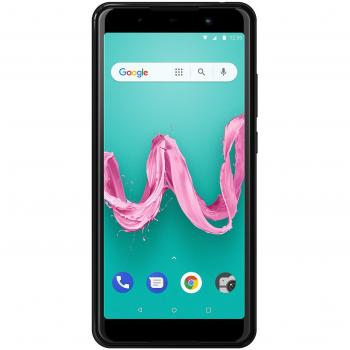 Wiko Lenny 5 Smartphone - Pantalla HD+ de 5.7, Procesador Quad Core, Cámaras de 8MP y 5MP, Memoria Interna de 16GB, RAM de 1GB, Android GO Edition - Incluye Carcasa Protectora