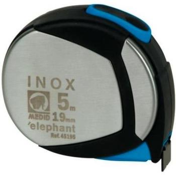 Medid 43195B - Flexómetro inox. estuche acero inox y elastollan 3mx19mm