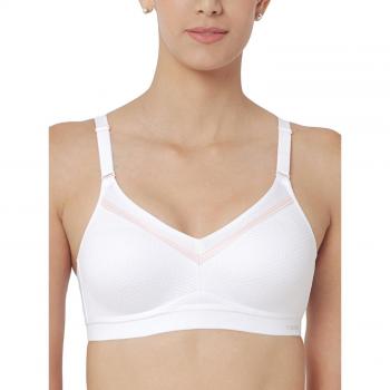 Triumph Triaction Free Motion Women's Sports Bra - Non-Wired, High Support, White, Size 85D