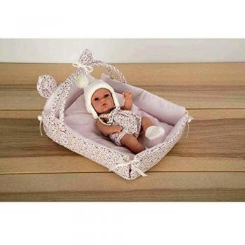 Muñeca Bebé Elegance Natal de 33 cm con Cuna - Arias (60284)