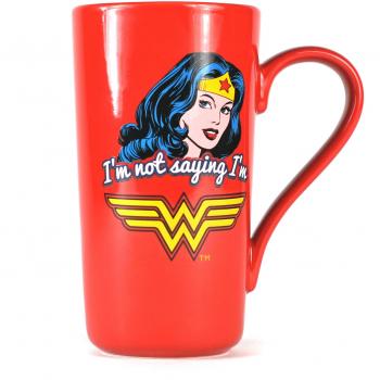 Wonder Woman Latte-Macchiato Mug Classic Half Moon Calici Tazze