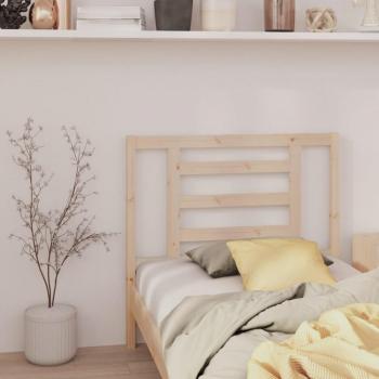 Cabecero de cama 106x4x100 cm madera maciza de pino