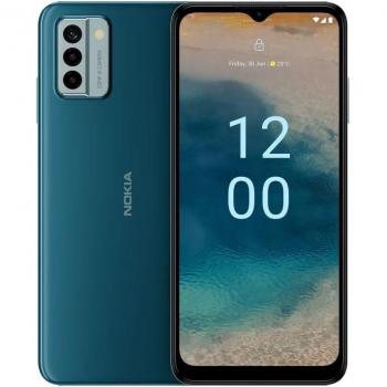 Nokia G22 Smartphone 6.52 HD+ Display, Dual SIM, Android 12, 4G LTE Connectivity, USB Type-C, 4GB RAM, 64GB Storage, 5050mAh Battery, Lagoon Blue