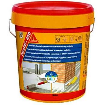 SikaFill 400, Membrana líquida impermeabilizante para cubiertas, 20kg, Blanco