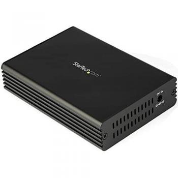 StarTech.com Conversor de Medios Ethernet de Fibra Óptica de 10Gb con Ranura SFP+ Abierta, plata