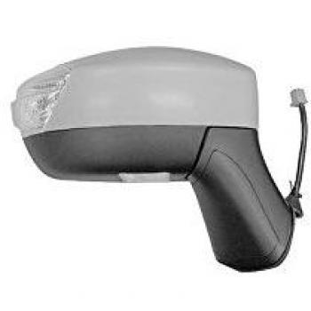 Espejo retrovisor VAN WEZEL 1905808 con diseño específico para vehículos, incluye carcasa en color negro, cristal convexo para mayor visibilidad, ajuste manual y es compatible con varios modelos de automóviles