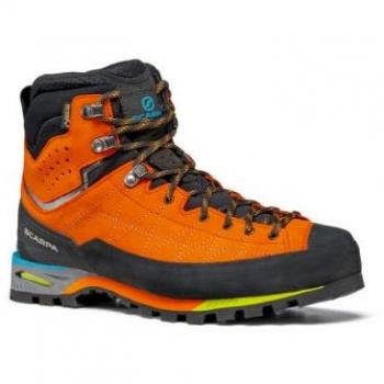 Botas de montaña Scarpa Zodiac Tech Gore-Tex (Tonic Black) - Color: naranja oscuro y negro, Talla: 44