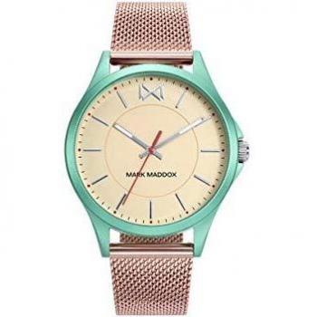 MARK MADDOX - Reloj Aluminio Verde IP Rosa Brazalete Sra Mm - MM7120-97