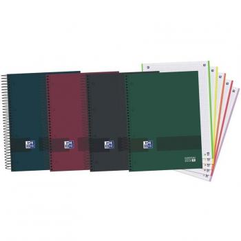 Cuaderno Oxford Microperforado Europeanbook 5 A4 120 Hojas 5x5 - Oxford & You Colores Neutros